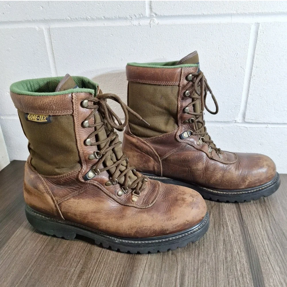 Wolverine Gore-Tex Sport Men's 12 Wide Brown Leather Thinsulate Work Boots 03350
